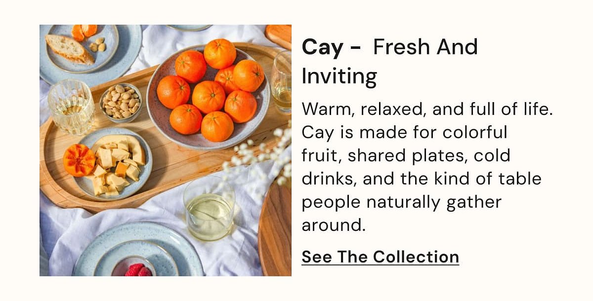 Cay Fresh And Inviting Warm, relaxed, and full of life. Cay is made for colorful fruit, shared plates, cold drinks, and the kind of table people…