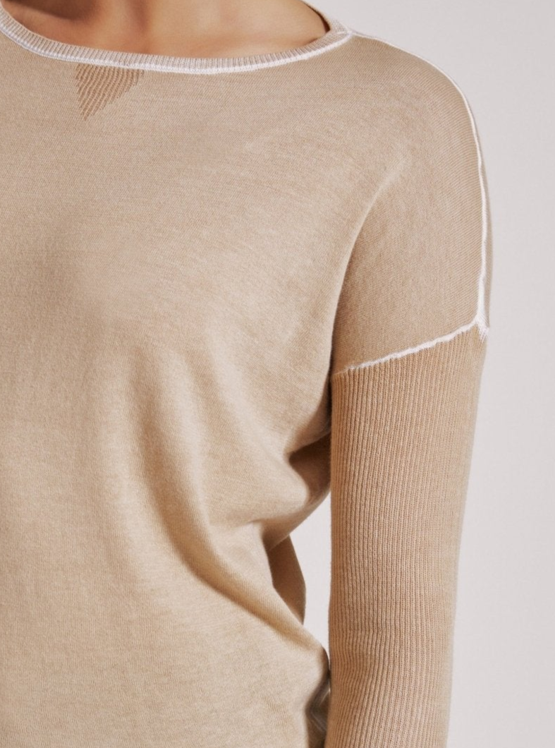Image of $10 Huntress Boyfriend Sweater - Irish Cream