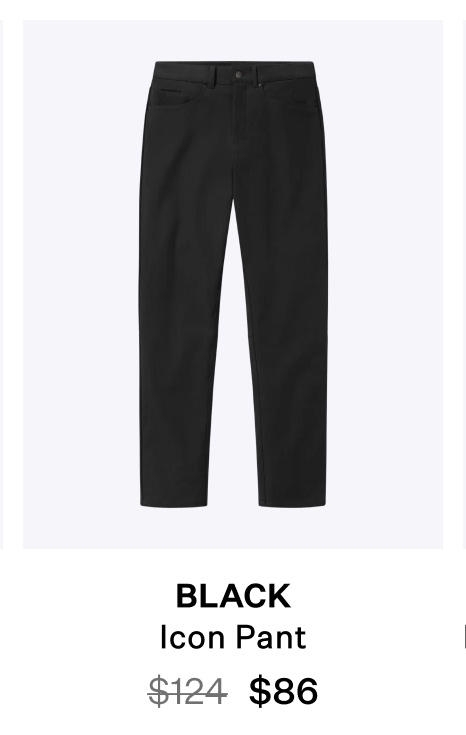 Icon Pant - Black