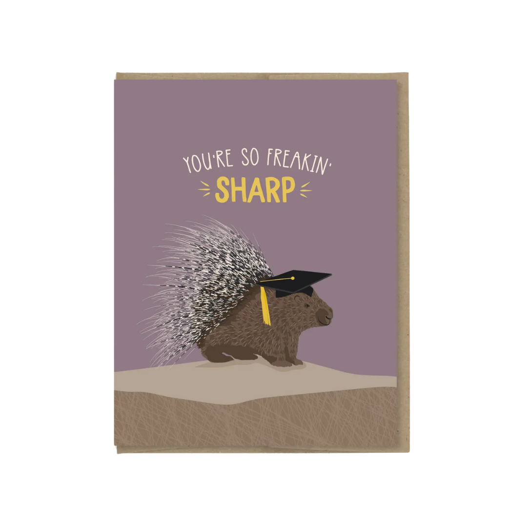 Image of Freakin' Sharp Graduation Card