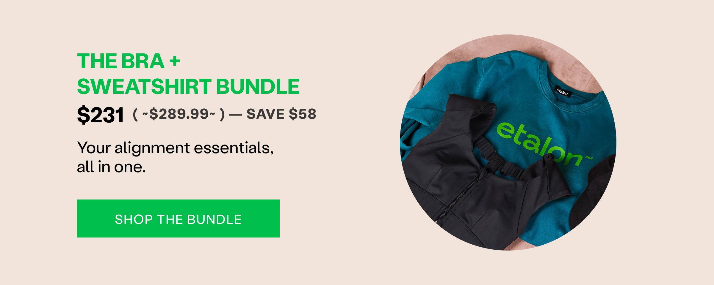 Shop The Bra & Sweatshirt Bundle & Save $58 >