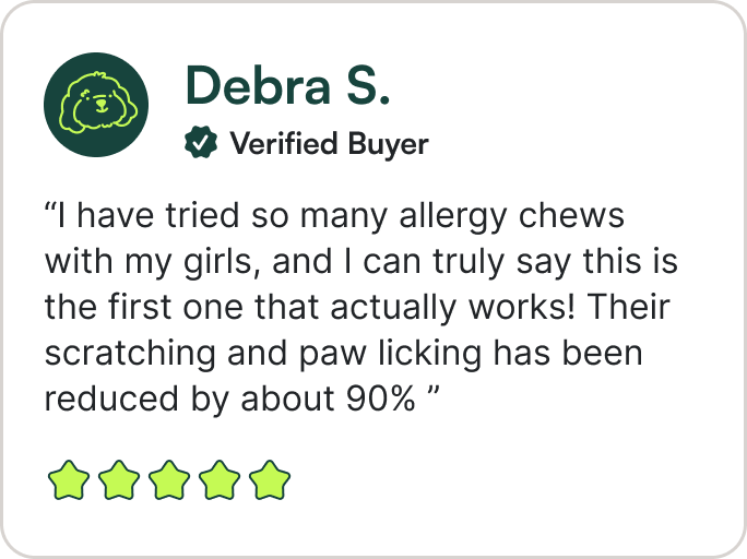 “I have tried so many allergy chews with my girls, and I can truly say this is the first one that actually works!