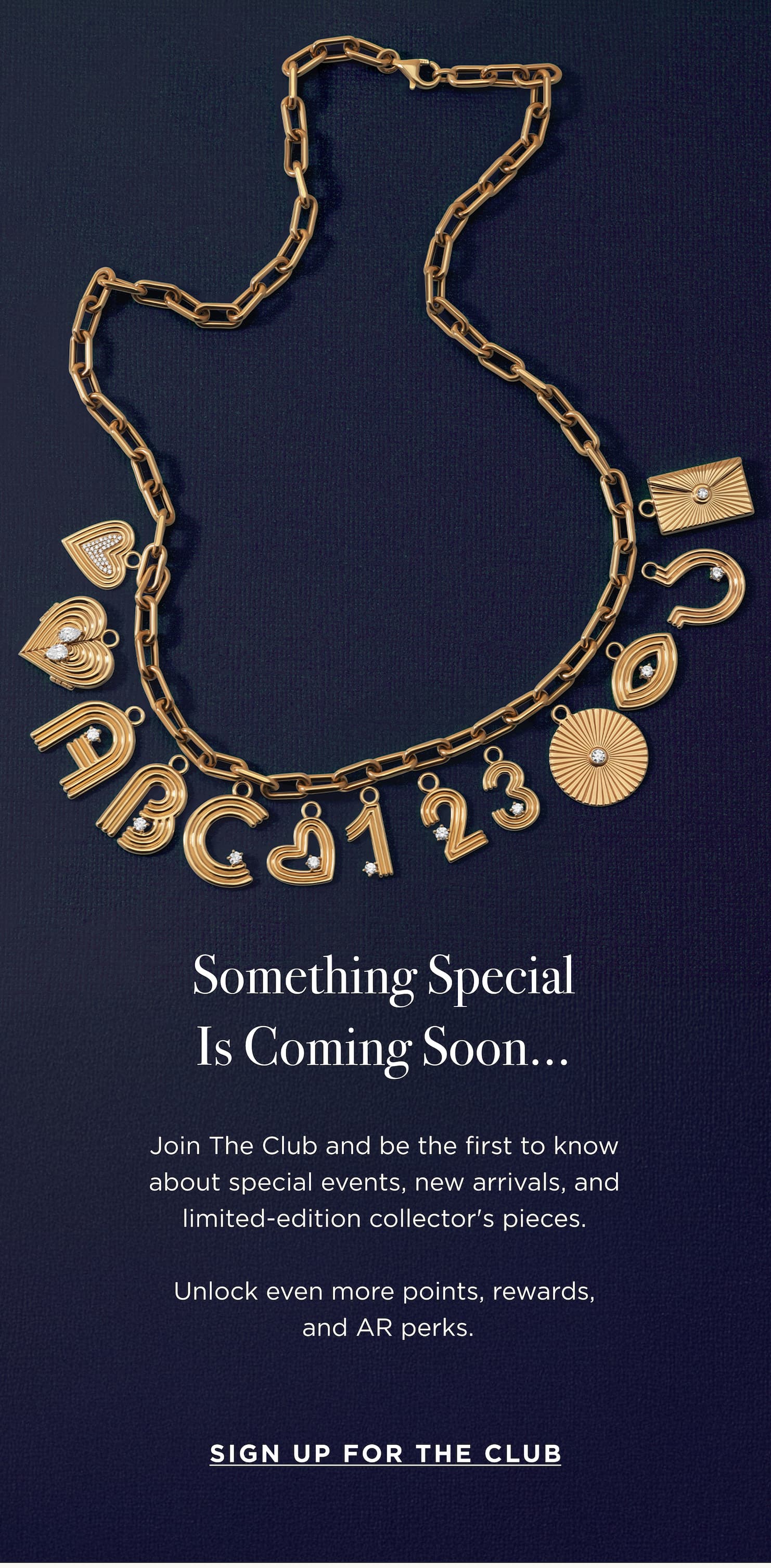 Sign Up For The Club