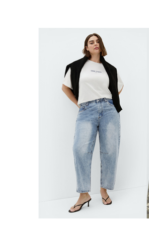Shop the Harley Fit Bridget Barrel Ankle Grazer Jean