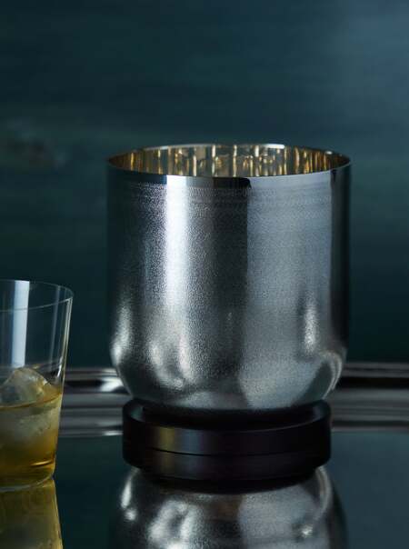 Jacaranda Silver-Plated Ice Bucket