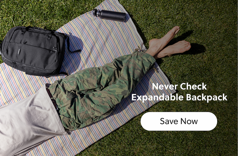 Never Check Expandable Backpack