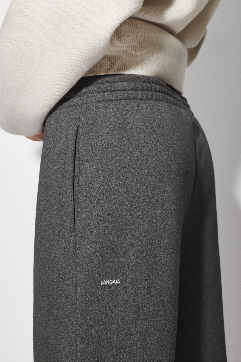 Reclaim Cotton Barrel-Leg Track Pants - reclaim Charcoal