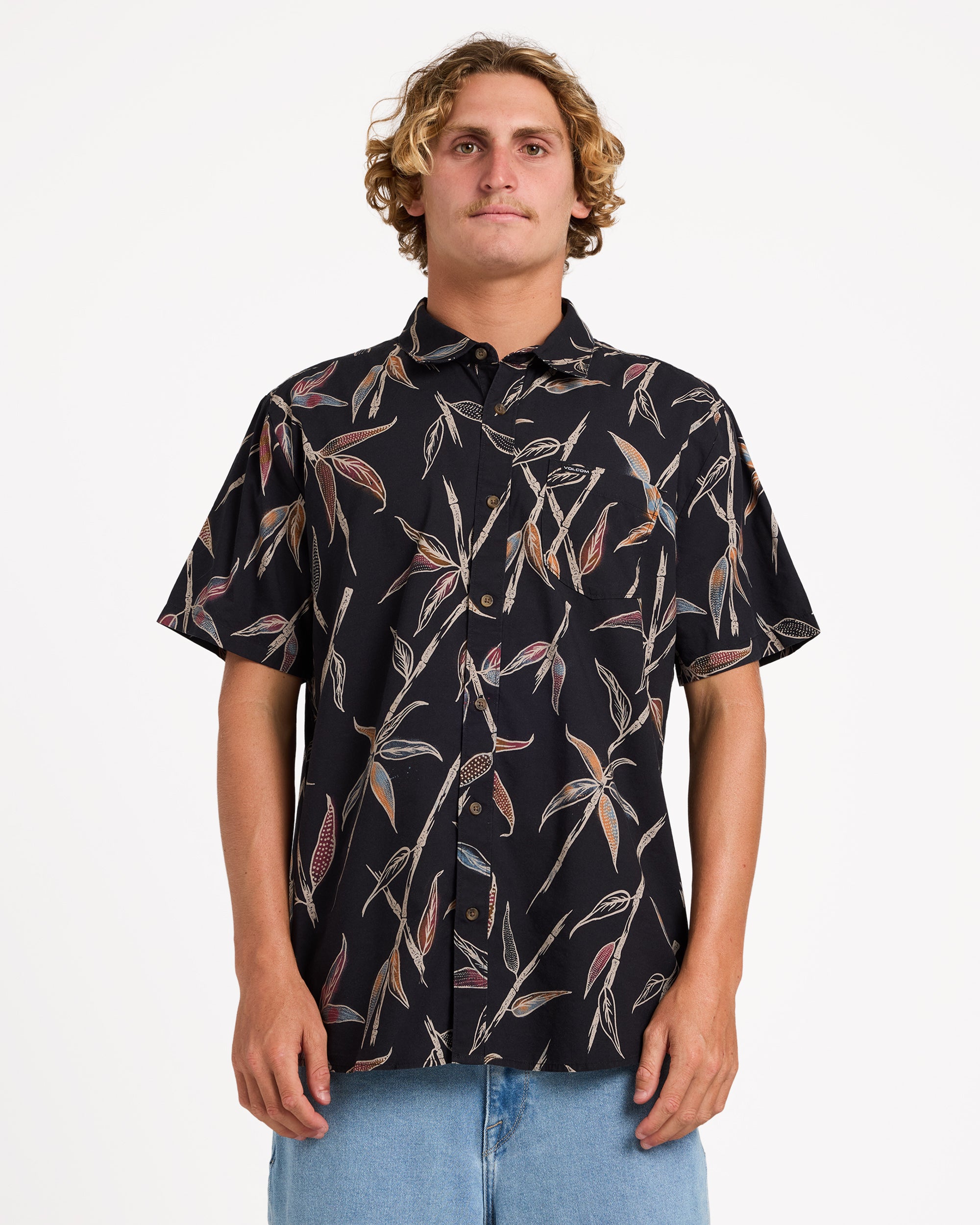 Mens Scaler Stone Woven Short Sleeve Shirt