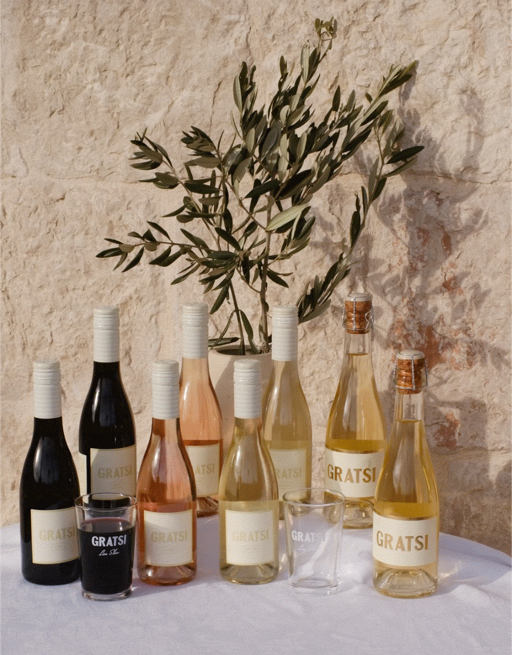 Gratsi Sampler - 8 Pack including Sparkling White