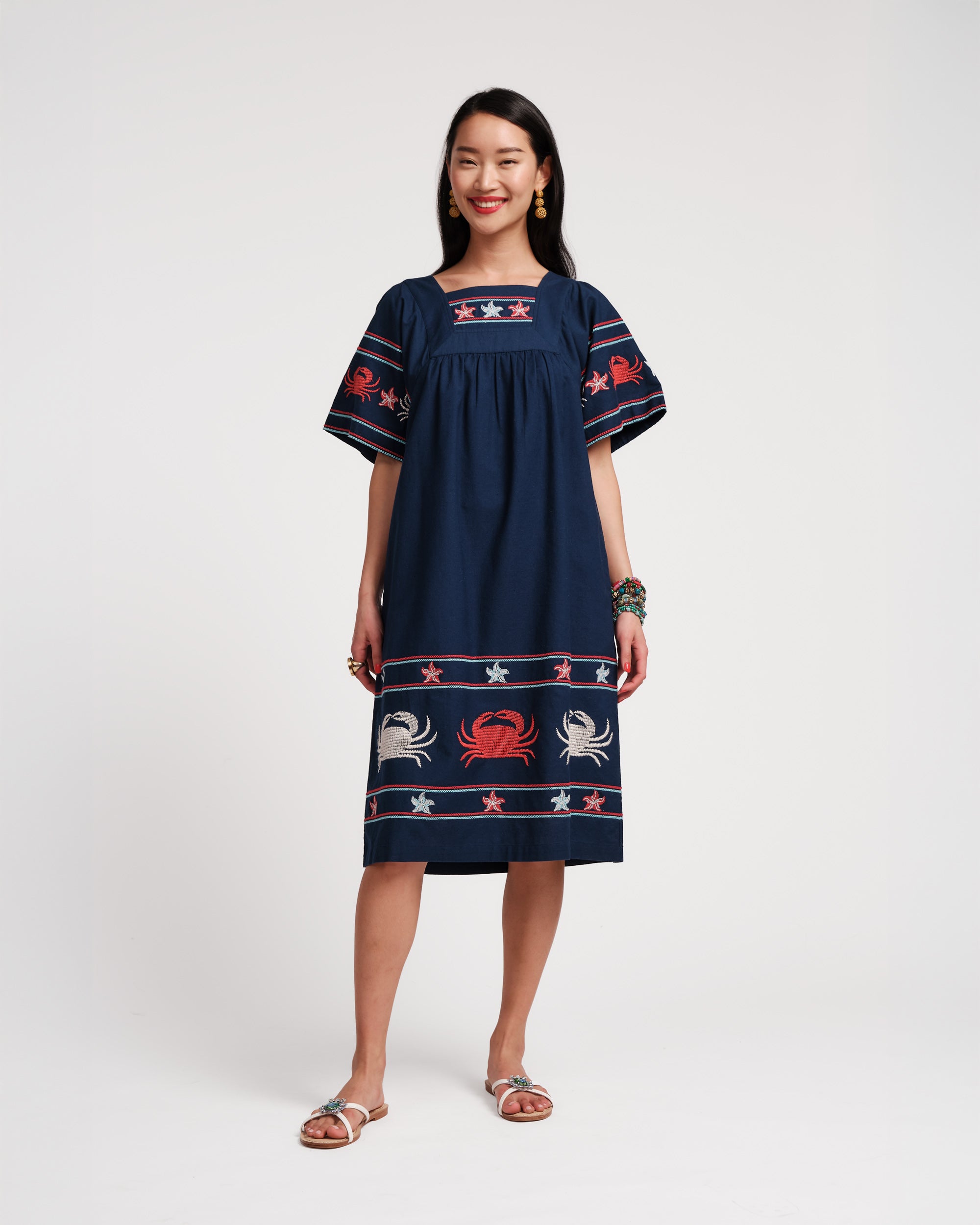 Crab Picnic Dress