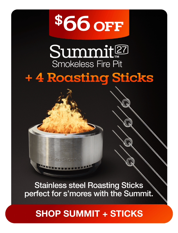 Summit 27 Fire Pit + Roasting Sticks Bundle
