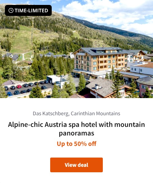 Alpine-chic Austria spa hotel with mountain panoramas