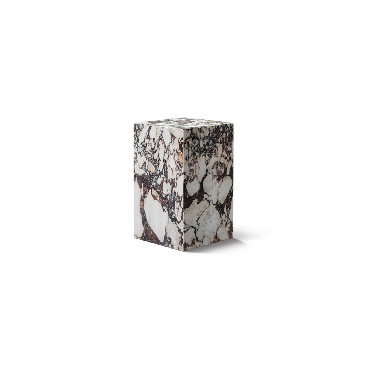 Image of Copenhagen Marble Plinth Block Tall End Table