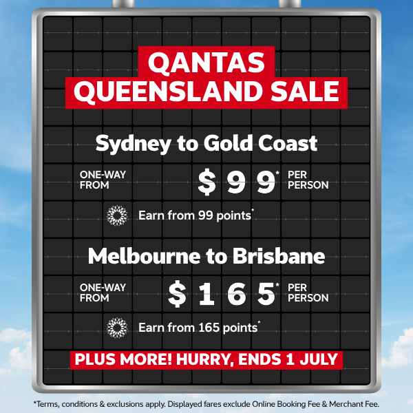 QANTAS FLIGHTS ON SALE