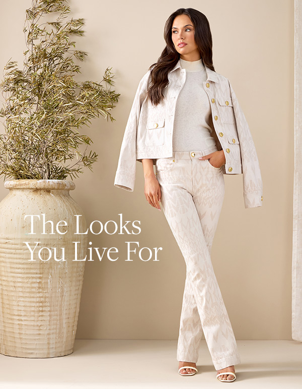 [Alt text] Shop the closet staples you can’t get enough of.   
