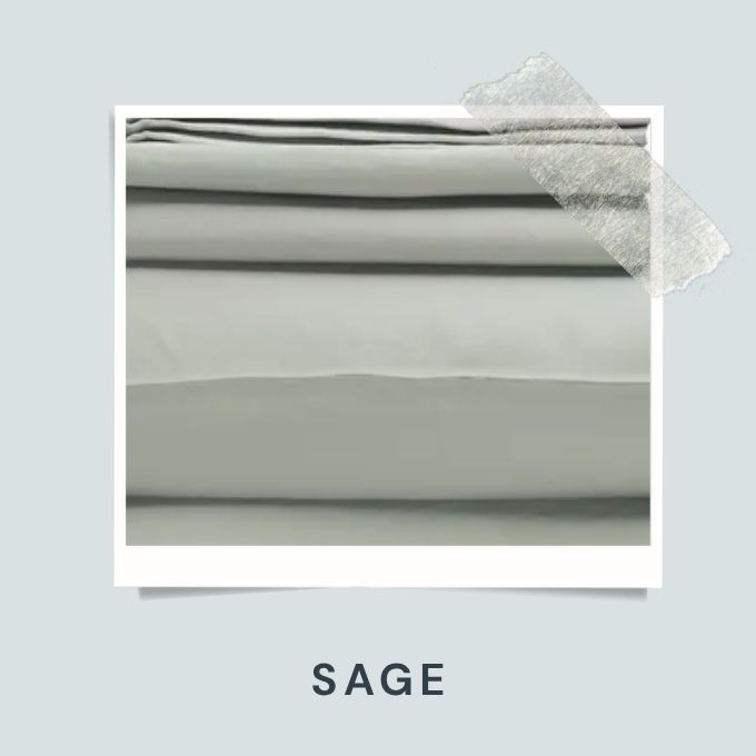 Sage percale