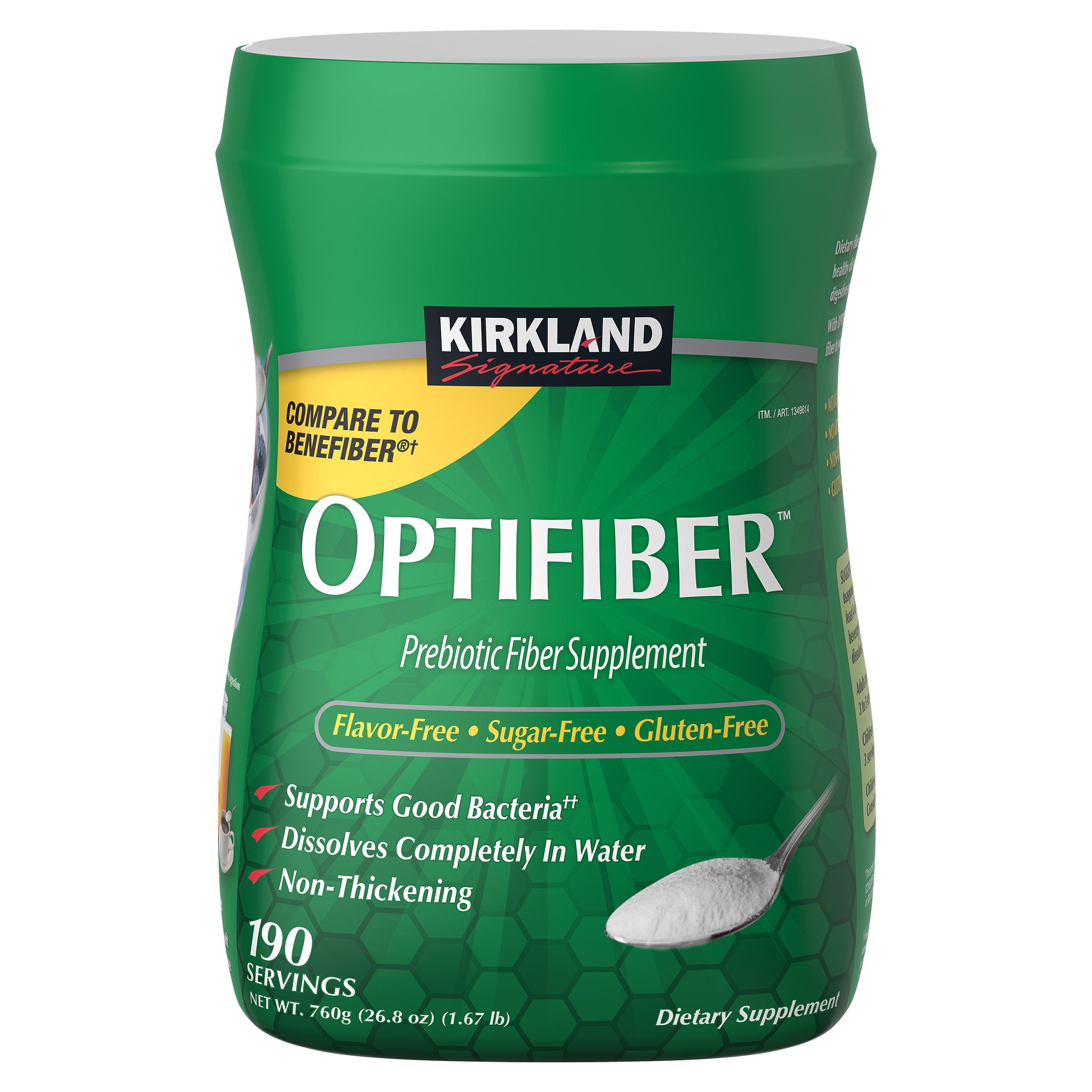 Kirkland Signature OPTIFIBER, 26.8 oz 190 Servings