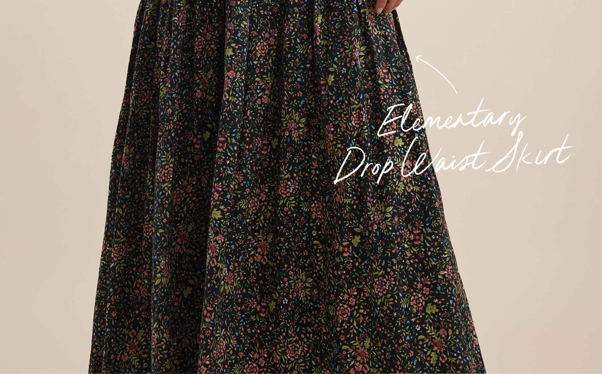Elementary Drop Waist Skirt
