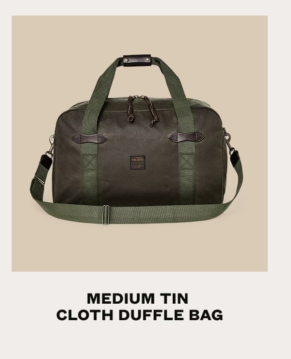 Medium Tin Cloth Duffle Bag