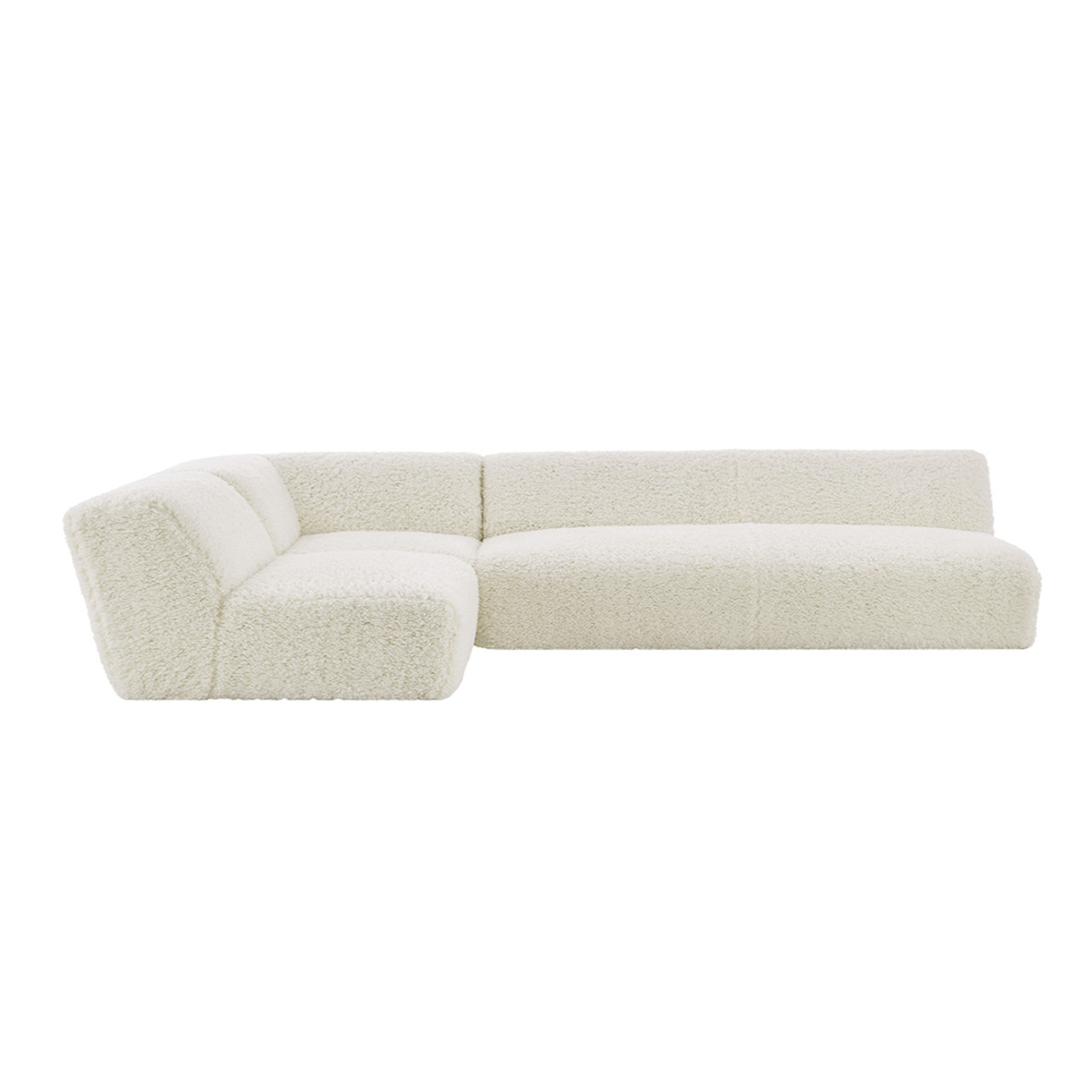 Image of Harmony Faux Sheepskin Modular Sofa