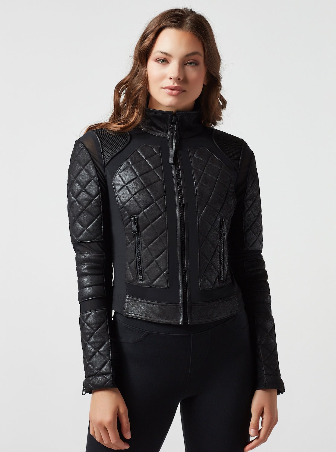 Image of Vintage Mesh Moto Jacket