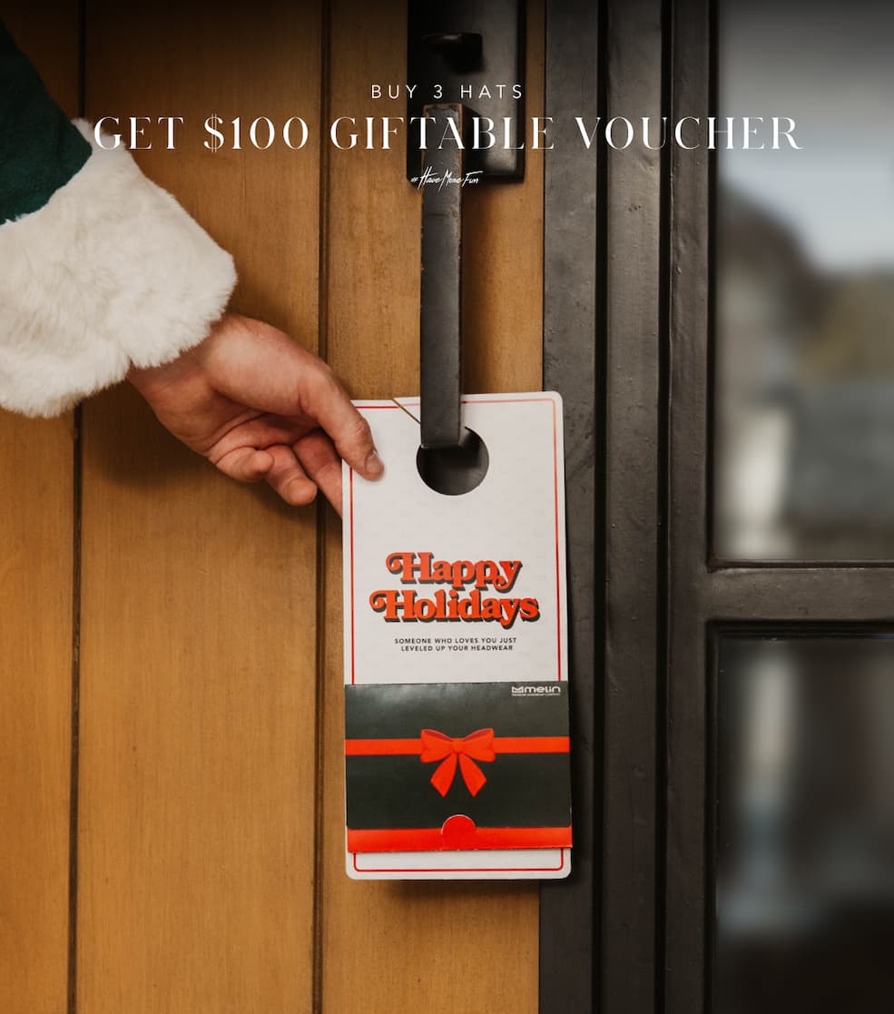 Buy 3 Hats, Get a $100 Giftable Voucher