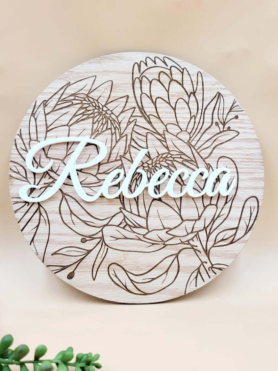 Image of Personalised Baby Name Room Decor