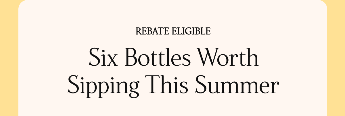 REBATE ELIGIBLE