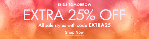 EXTRA 25% OFF SALE