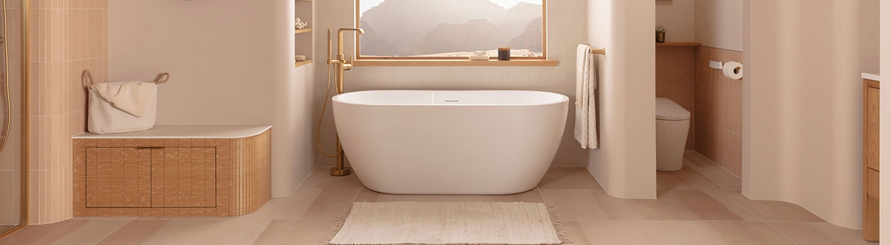 Spa-inspired bathroom