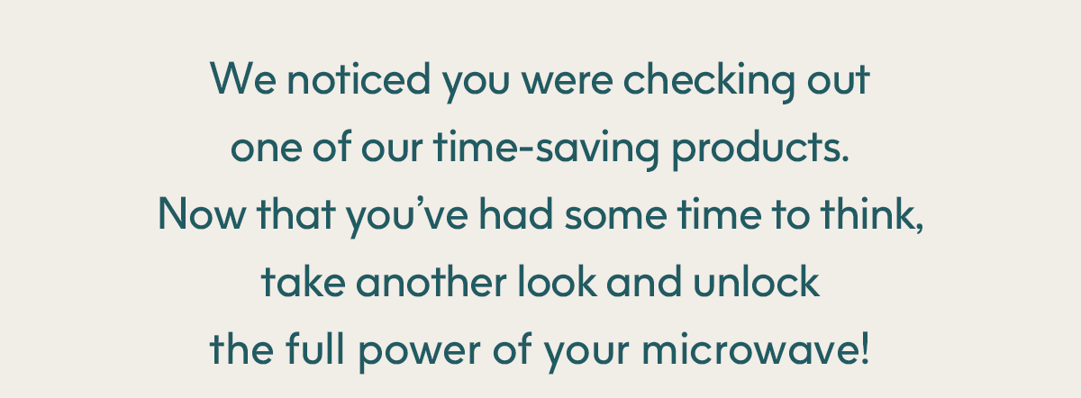 Unlock the full power of your microwave!