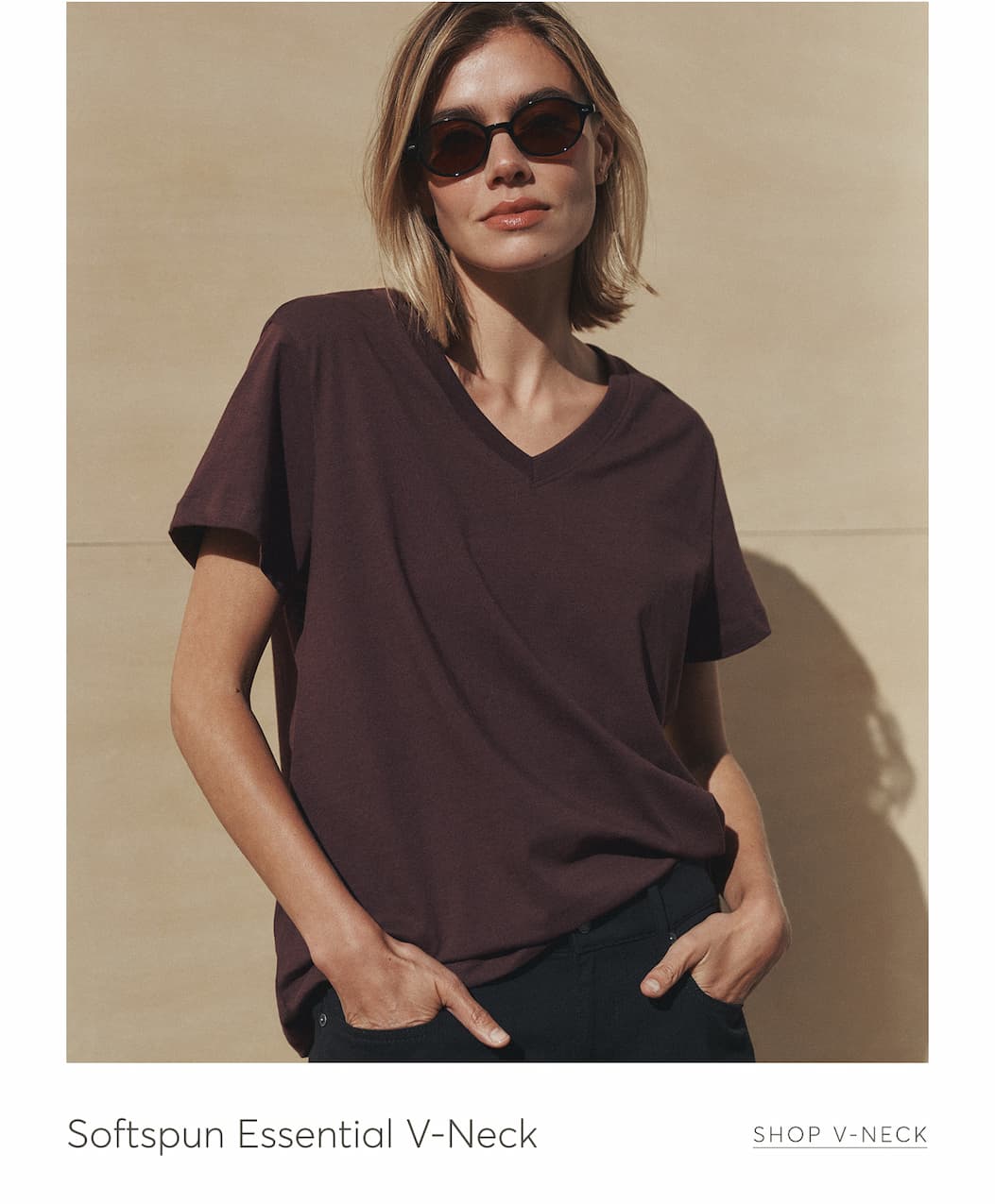 Softspun Essential V-neck | Shop V-neck