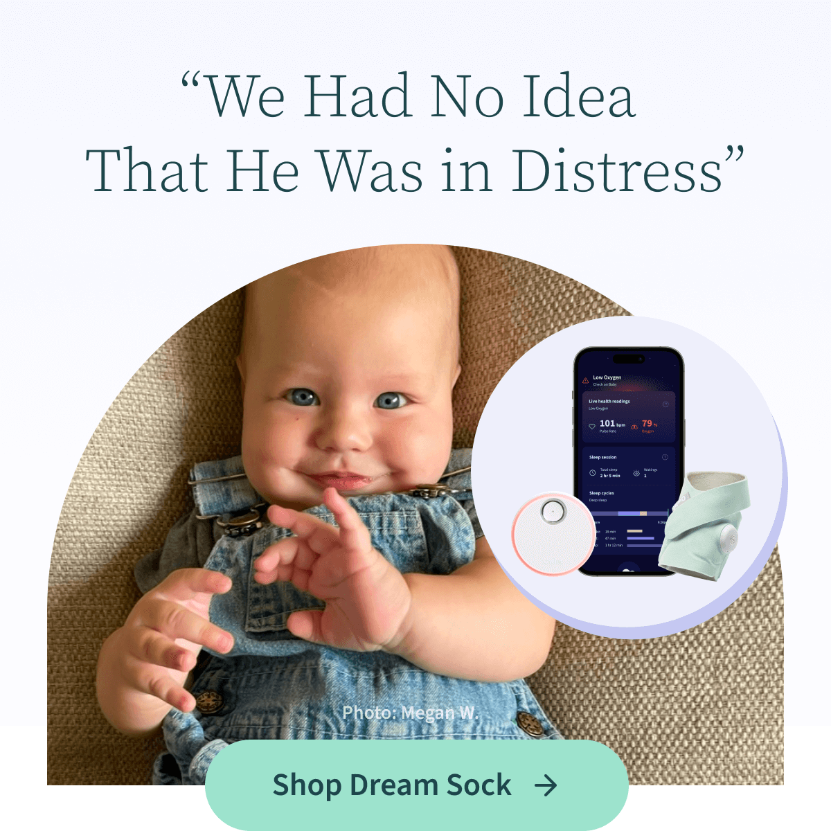 "We Had No Idea That He Was in Distress" Shop Dream Sock. Photo: Megan W.