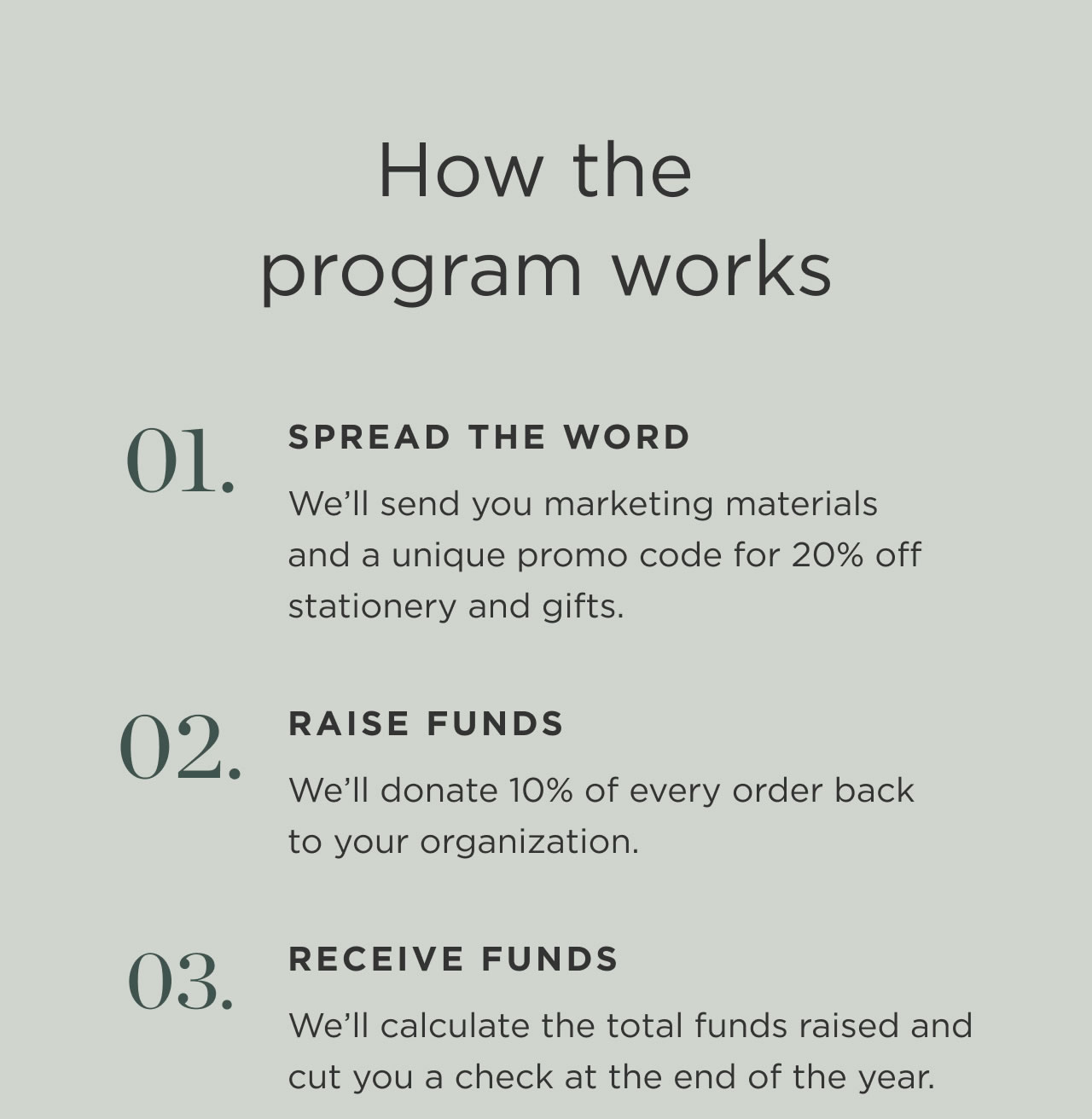 How The Program Works