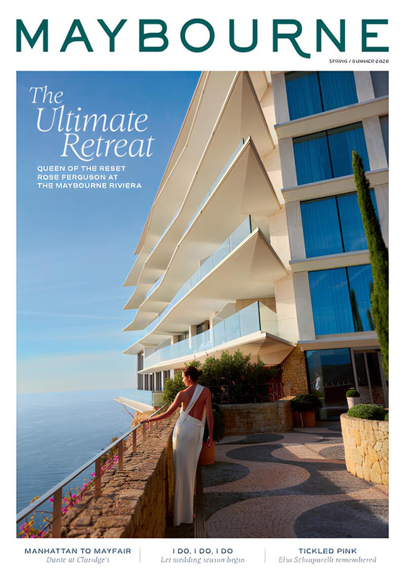 Front cover of the summer edition of the Maybourne Magazine