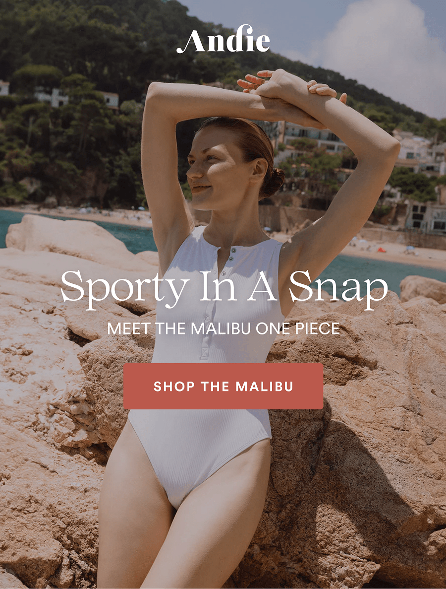 Sporty In A Snap  Meet The Malibu One Piece  [SHOP THE MALIBU]