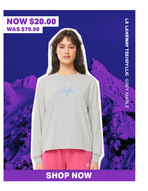 LS LANEWAY TEE/IDYLLIC GREY MARLE