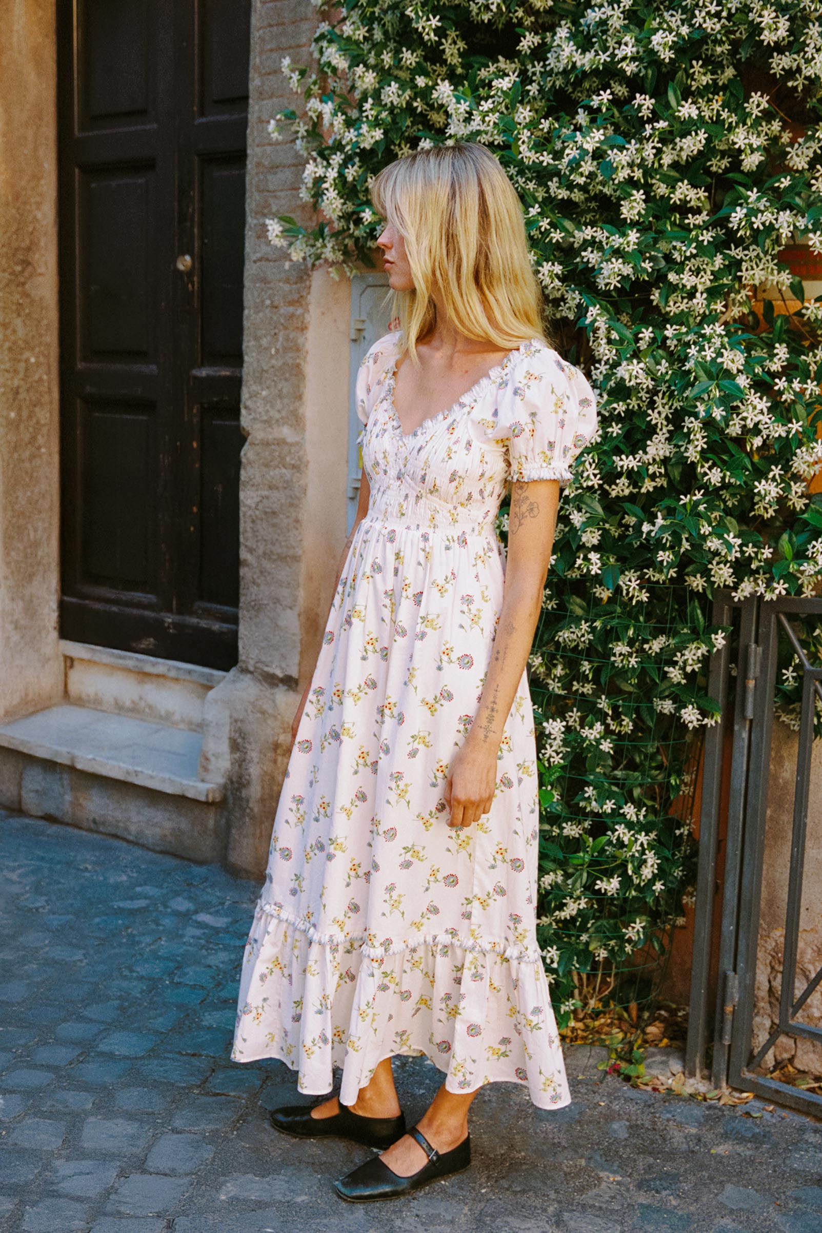Image of The Matilde Dress | Alabaster Daisy