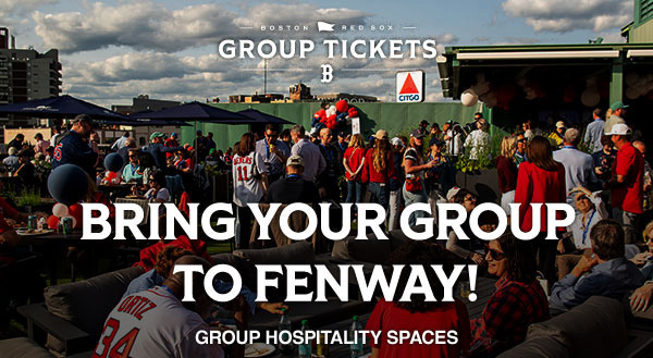 Boston Red Sox Group Tickets. Bring Your Group to Fenway! Group Hospitality Spaces.