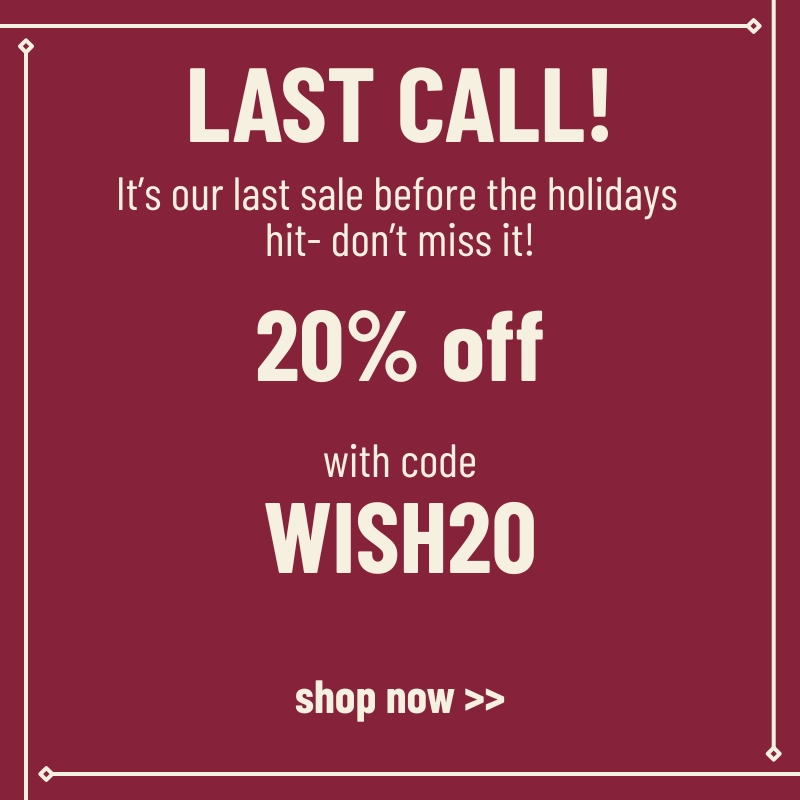 LAST CHANCE SALE