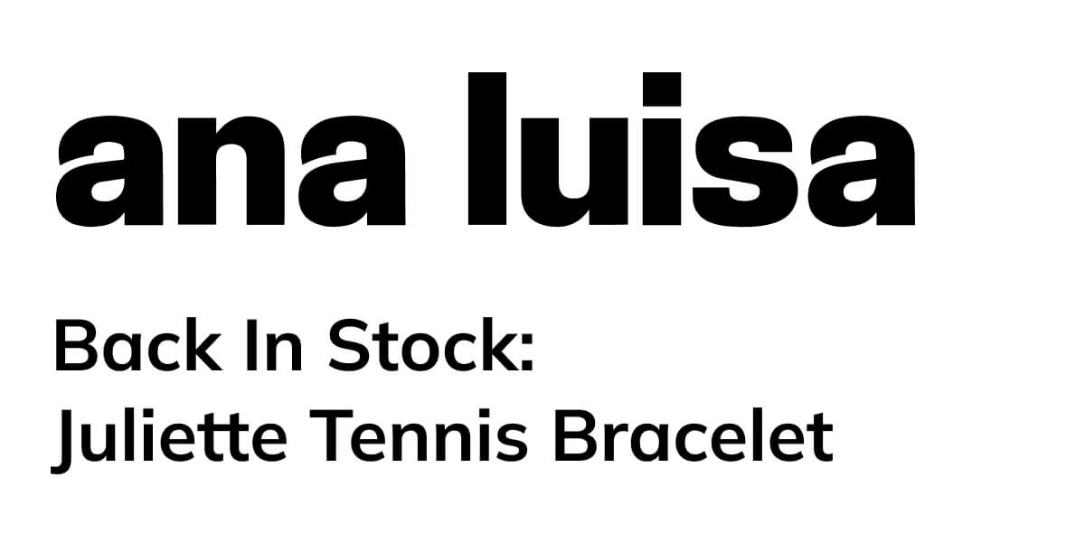 Back in stock - Juliette Tennis Bracelet