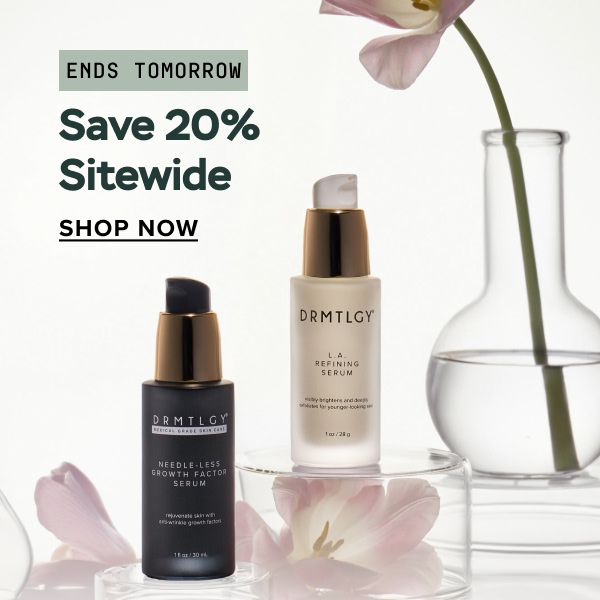 Ends Tomorrow: 20% Off Sitewide