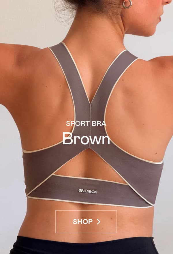 SPORT BRA Brown. SHOP