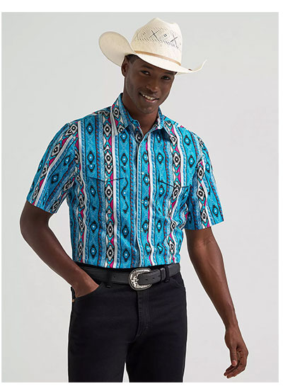 Men's Checotah® Short Sleeve Western Snap Shirt