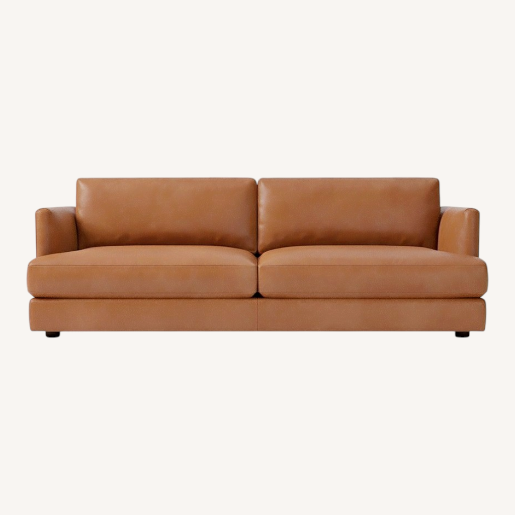 Image of West Elm Haven Leather Sofa