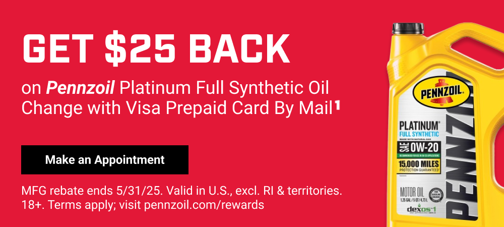 GET $25 BACK(1)