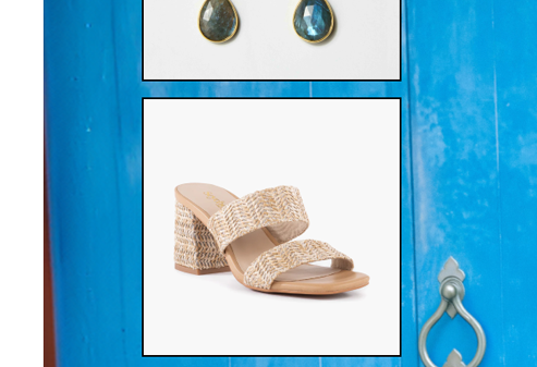 Newport Raffia Strap Heel Sandals