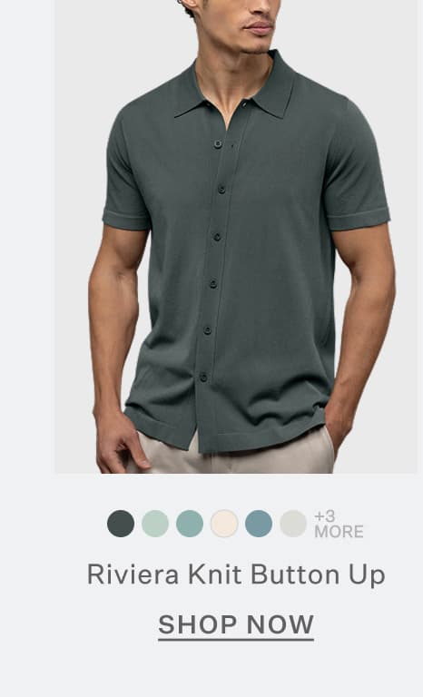 Riviera Knit Button Up