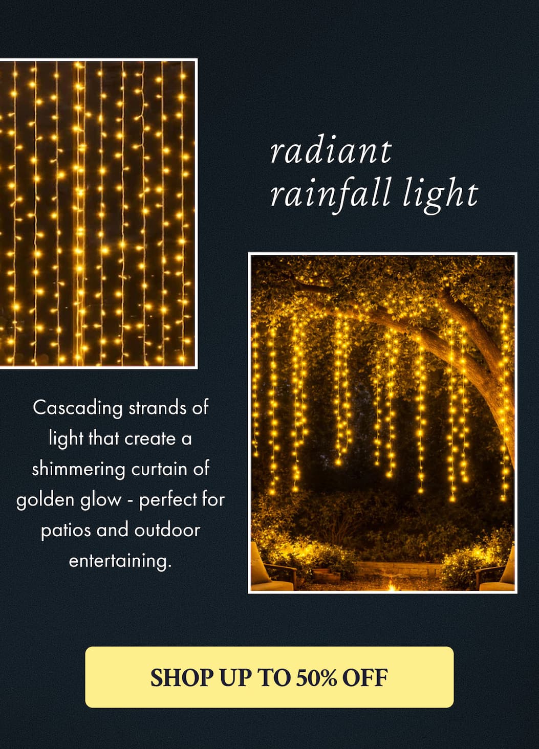 Radiant Rainfall Light