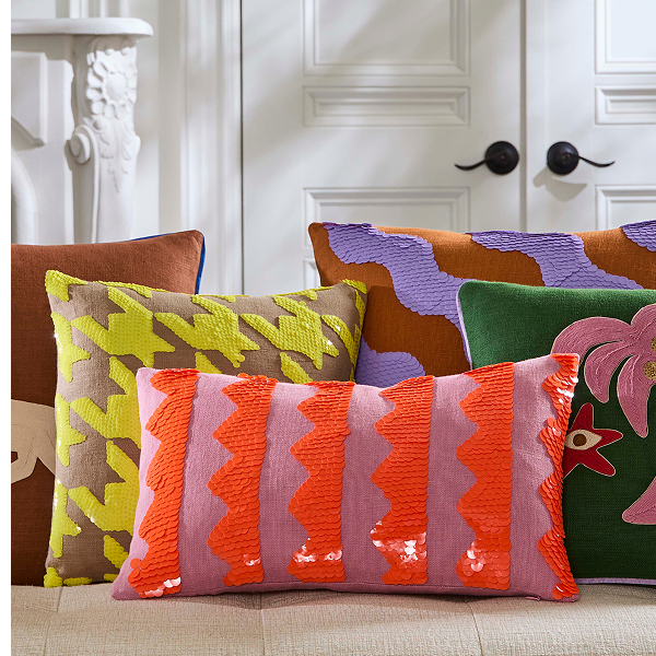 Ibiza Houndstooth Pillows